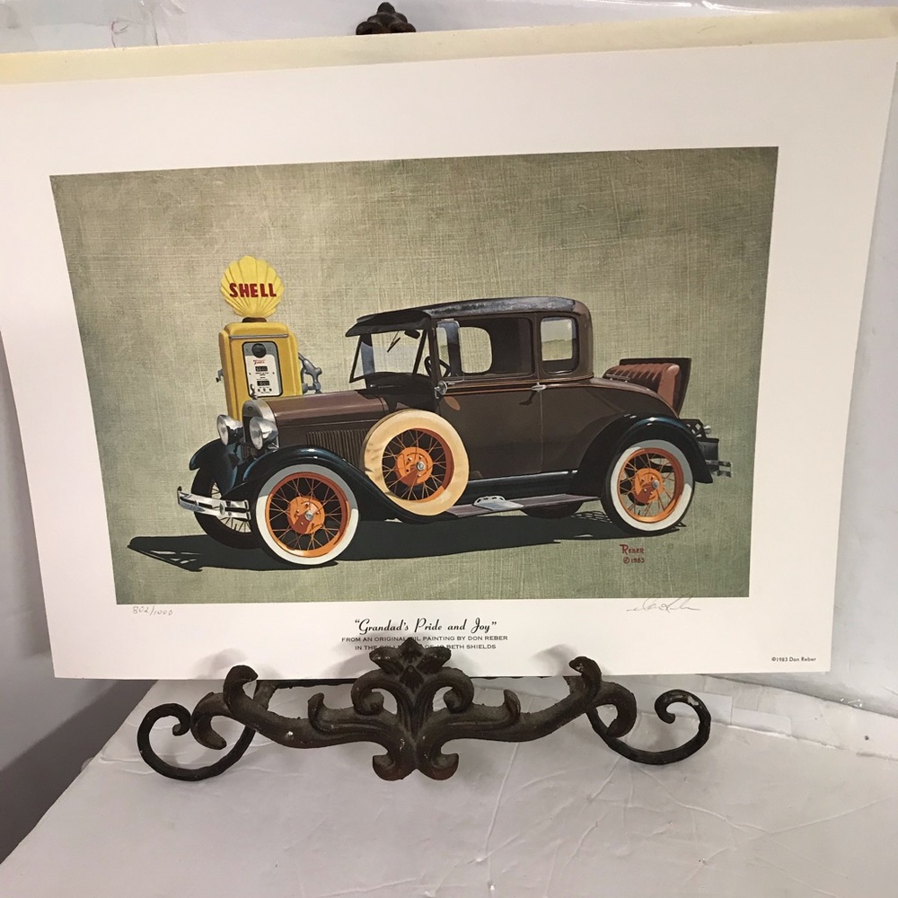 RARE Vintage Don Reber Signed, Limited, Giclee 11x15” # 802/1000